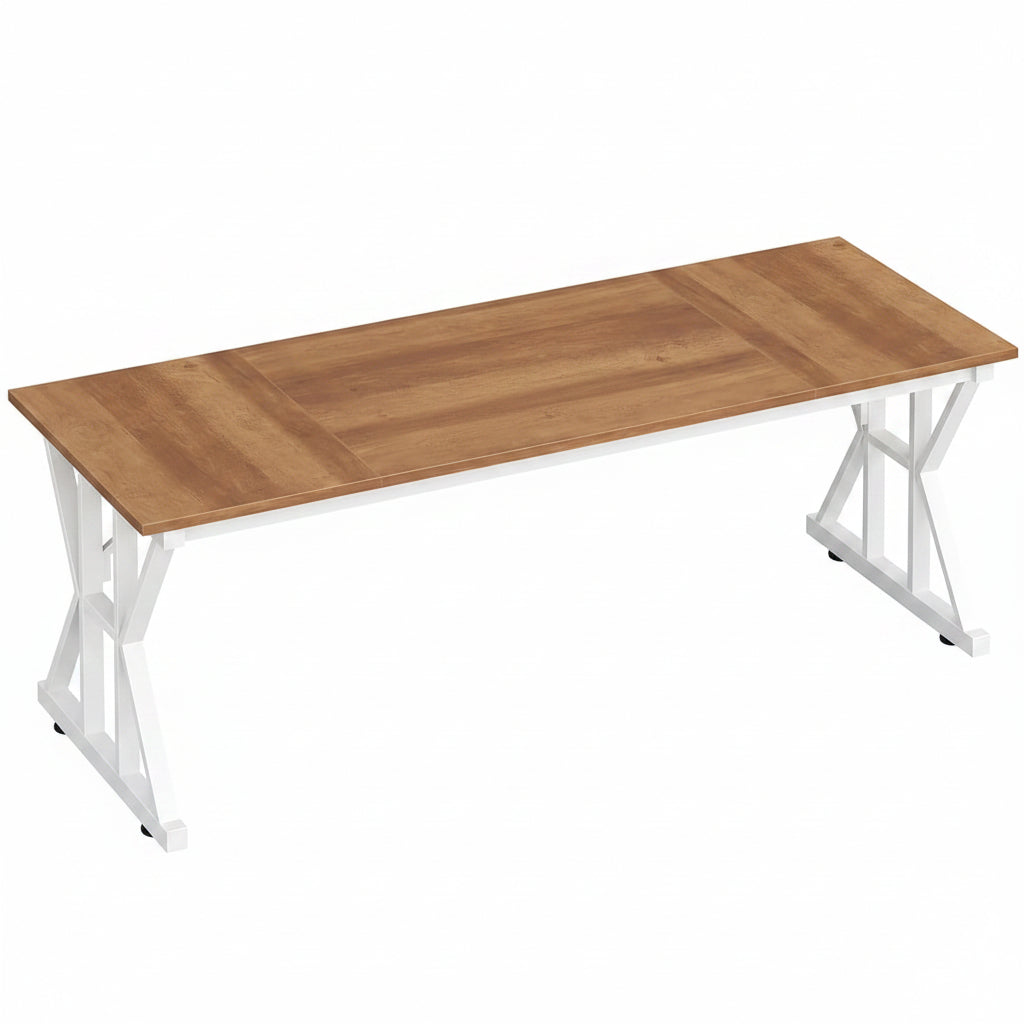 Velnoradesign 63" Computer Desk with Reinforced Frame