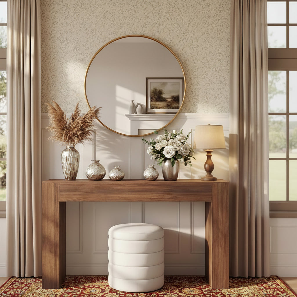 Velnoradesign 63" Farmhouse Console Table